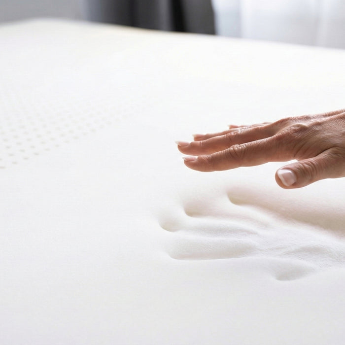 Handavtryck memory foam madrass